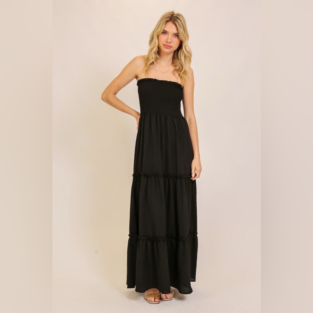#48 Nova Strapless Maxi Dress - Picture 2 of 5